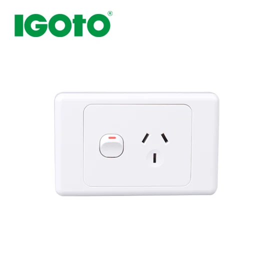 Igoto Australia Standard 10A Powerpoints duplos com 2 portas 2.1A USB