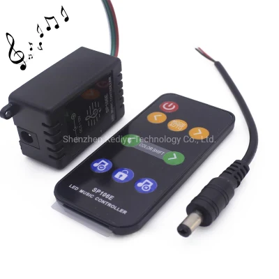 RF Digital Spi RGB LED Strip Light RGB Music RGB Controller Sp106e Control by Music